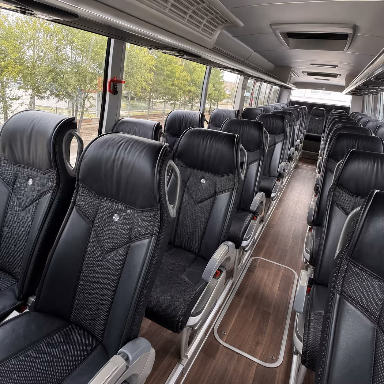 san jacinto airport transportation onboard seating