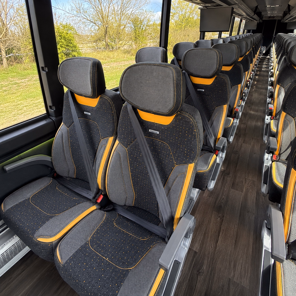 san jacinto charter bus interior gallery