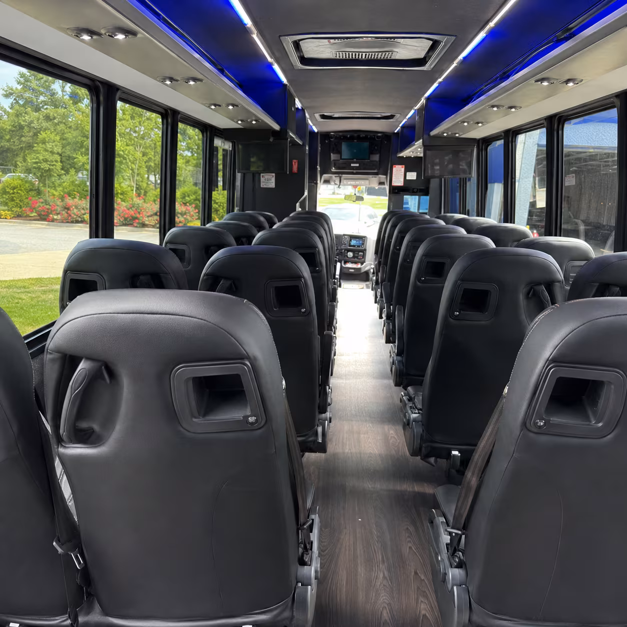 san jacinto long distance transportation onboard seating